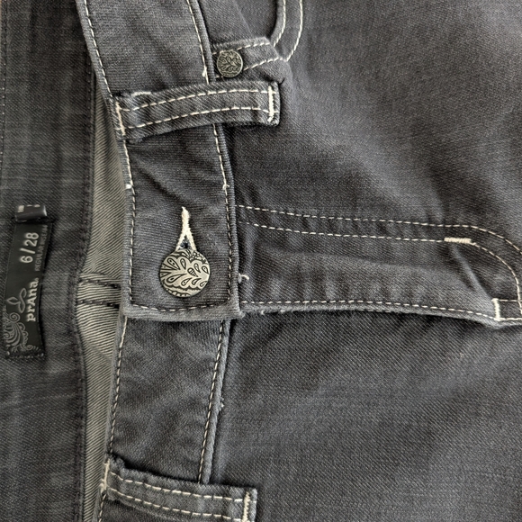 Prana Dark Gray High Rise Jeans - Picture 1 of 5